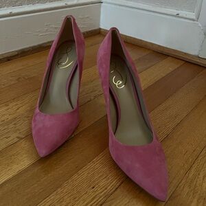 Sam Edelman Pink Suede Heels